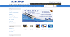 Desktop Screenshot of air-tite-shop.com