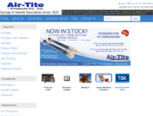 Tablet Screenshot of air-tite-shop.com
